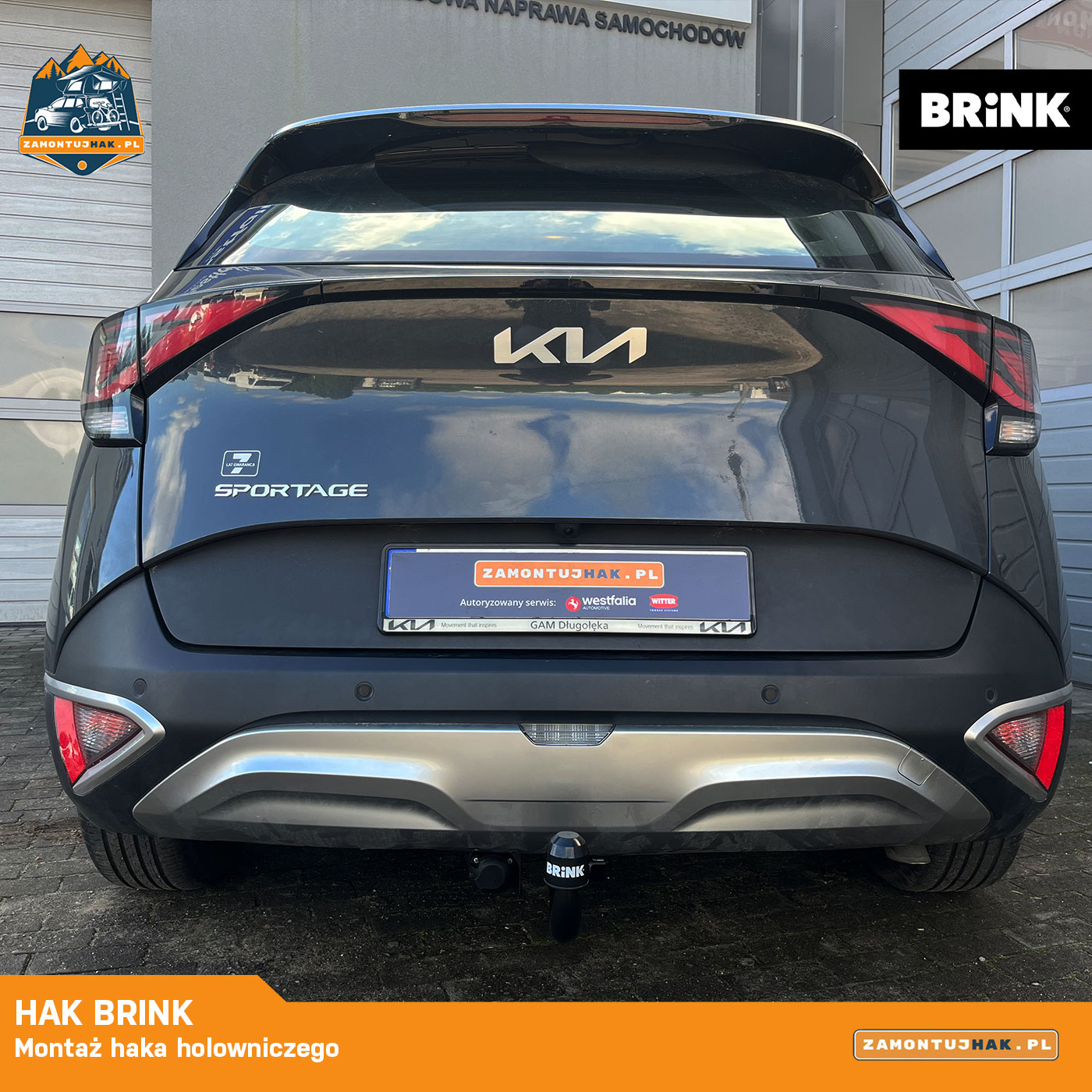 kia sportage hak holowniczy